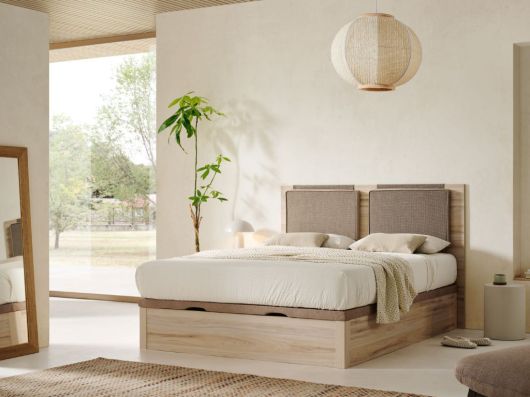 canape madera camel